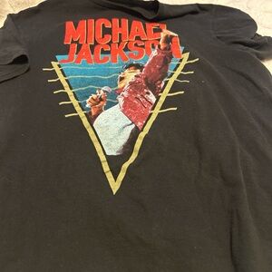 Michael Jackson Black Graphic Tee